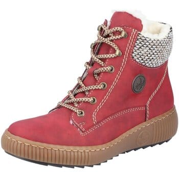 Rieker dames veterboot rood