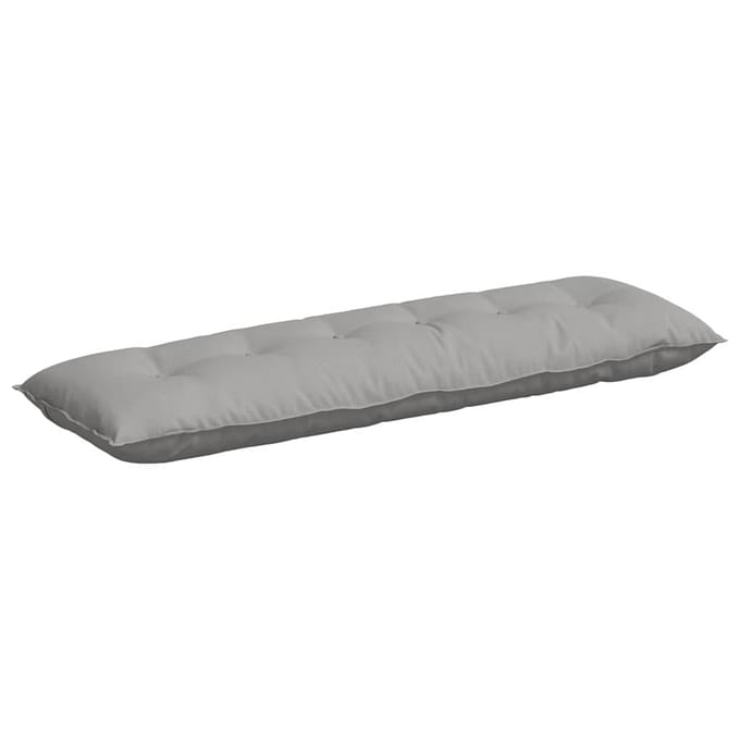 vidaXL - Rugkussen - Wolkgrijs - 200 - x - 19 - x - 50 - cm - Stof