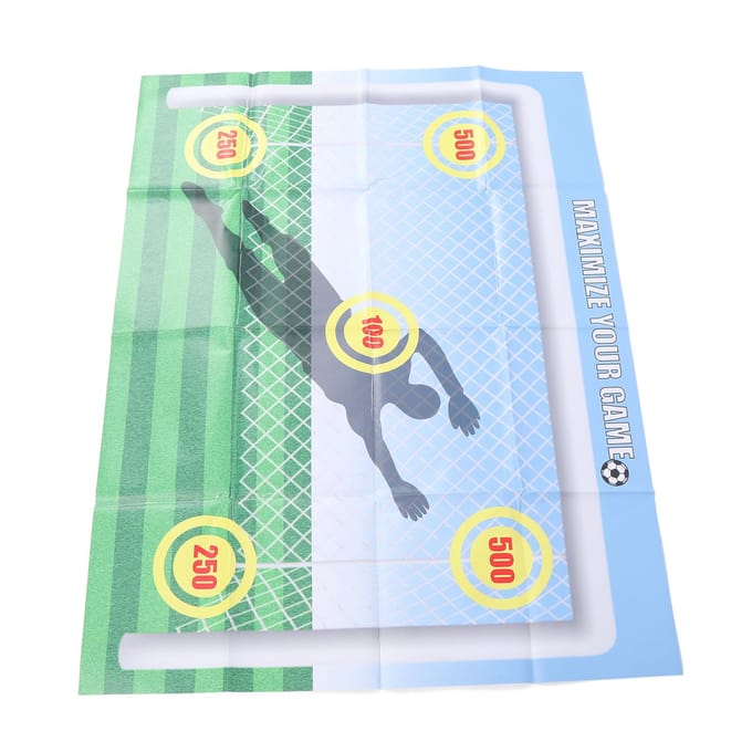 Voetbal Trainingsmat Effectieve Draagbare Voetbal Schop Trappen Rate Trainingsmat voor Voetbaltraining white