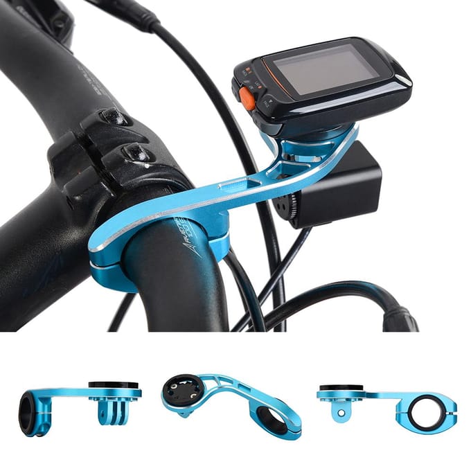 Fietsstuur Computerhouder 31.10mm Computerhouder Fietsstuur Verlichtingsbeugel Camera zwart
