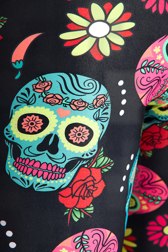 Arena M Crazy Skulls Carnival Jammer Black Multi Größe: 70 | Badehosen Outlet | Herren | Schwarz