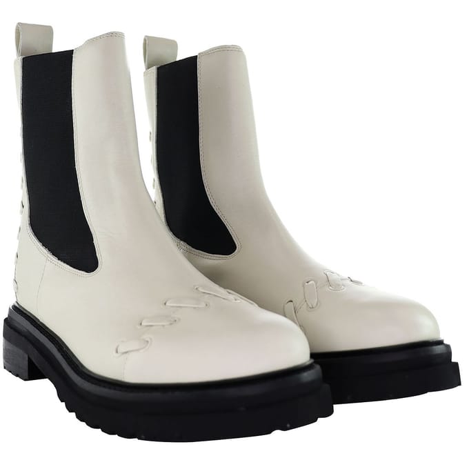 Ted Baker Lukki Chelsea Boot Met Zweepsteek Detail, Naturel
