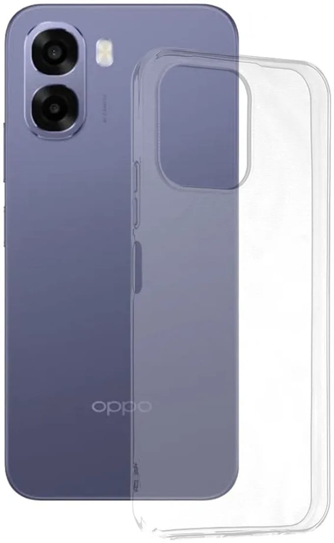 Hoesje geschikt voor Oppo A6/A6x - Techsuit Clear Silicone Back Cover - Transparant