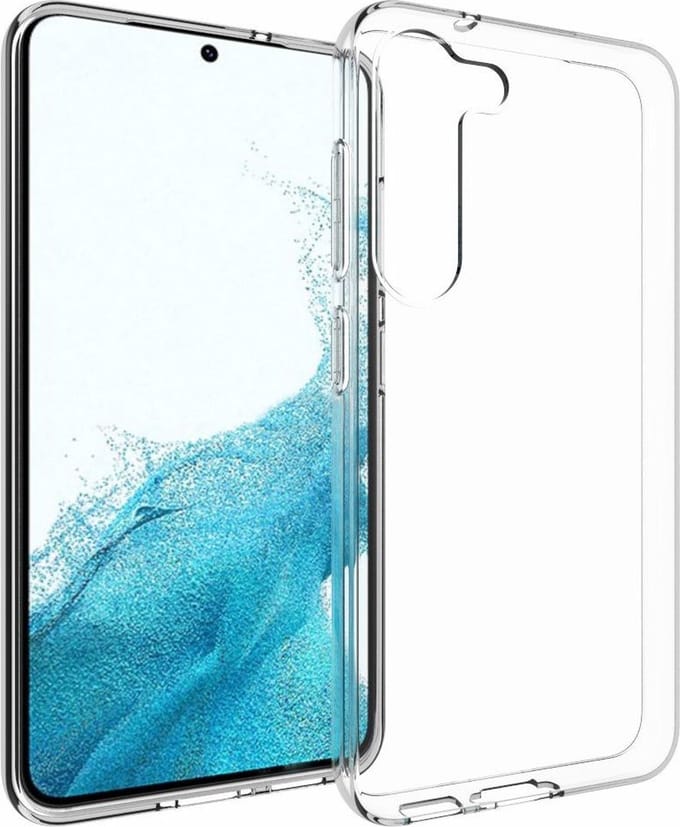 Shockbestendige Siliconen Back Cover - Geschikt voor Samsung Galaxy S23 Plus - Transparant