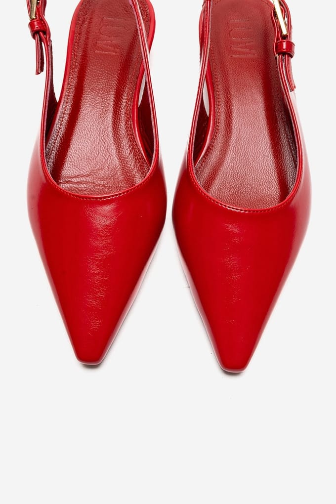 Jenna Slingback Pump met Puntige Neus