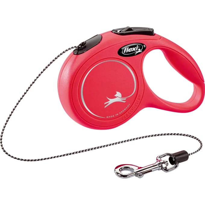 Flexi New Classic kat koord XS / 3 meter Rood