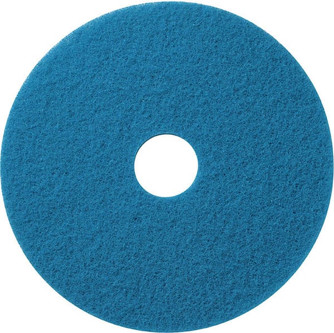 vloerpad blauw 17 inch 43cm. - profi pad - per stuk