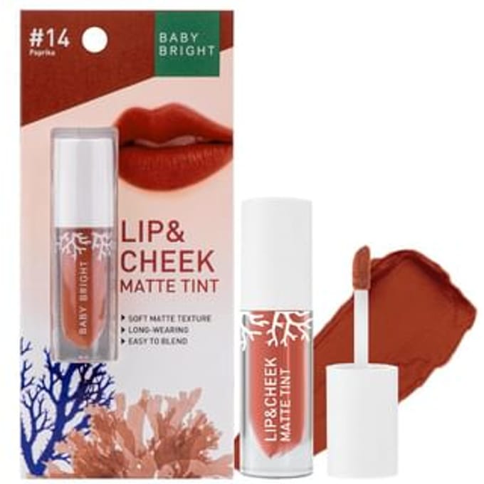Baby Bright - Lip & Cheek Matte Tint 14 Paprika