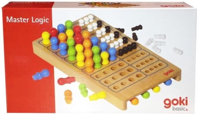 GOKI Bordspel - Master Logic - 25X12.5X2Cm - 7 Jaar