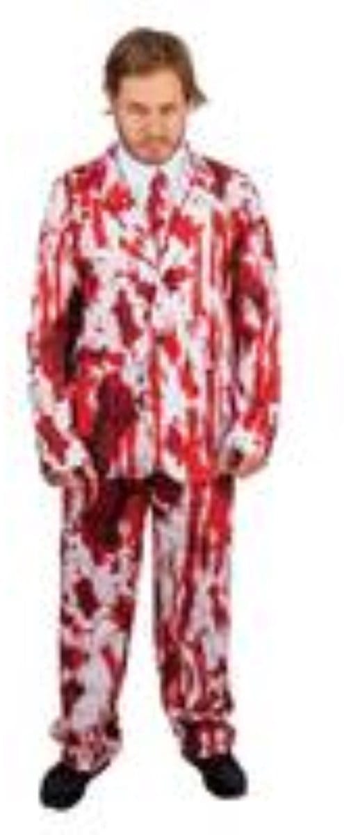 Halloween Mannenpak Bloedspatten 3-delig Maat L