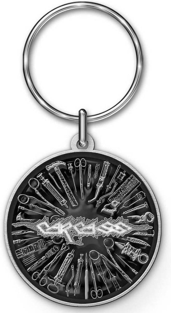 Carcass - Tools Sleutelhanger - Zilverkleurig/Zwart