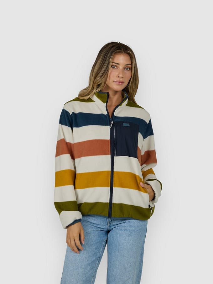 Salty Crew Swellter Polar Fleece Jas patroon