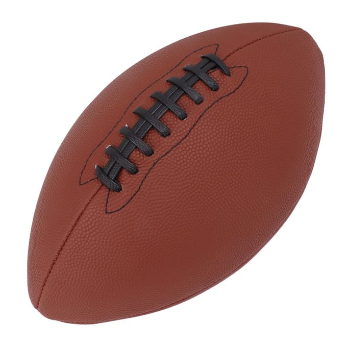 Taille 9 Junior Football Composite PU Vessie en Caoutchouc Gonflable Football d'Entraînement pour Lycéens pour Enfants brown