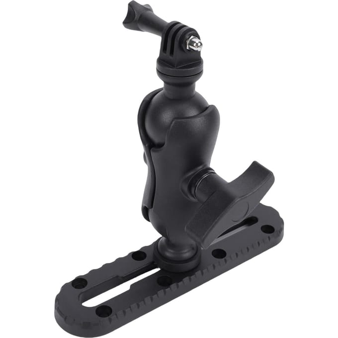 Kayak Actiecamera Mount met Korte Rail Stabiele Bewegingscamera Beugel Boot Accessoire black
