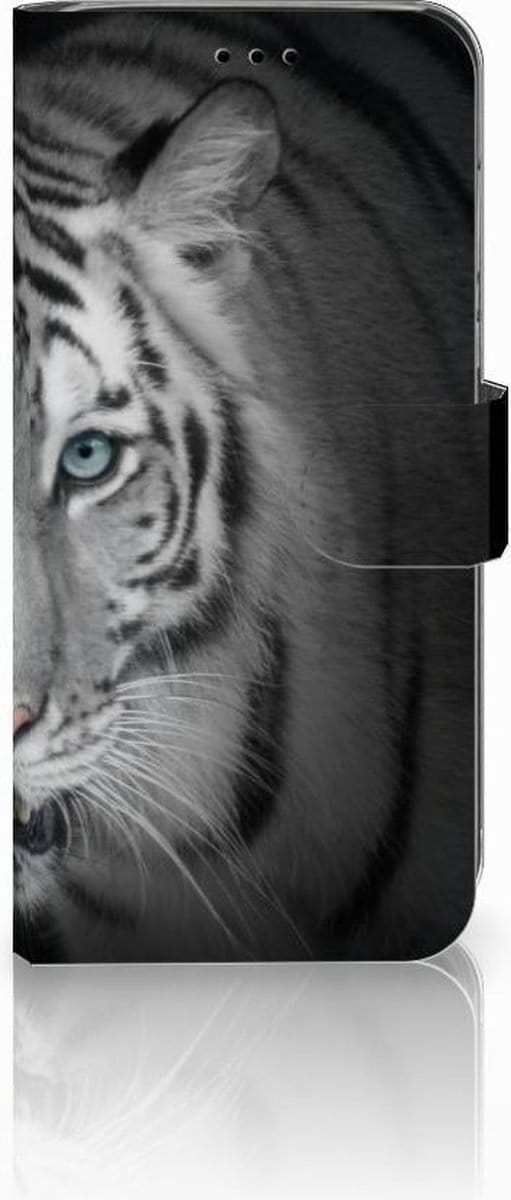 Huawei P20 Lite Telefoonhoesje met Pasjes Tijger