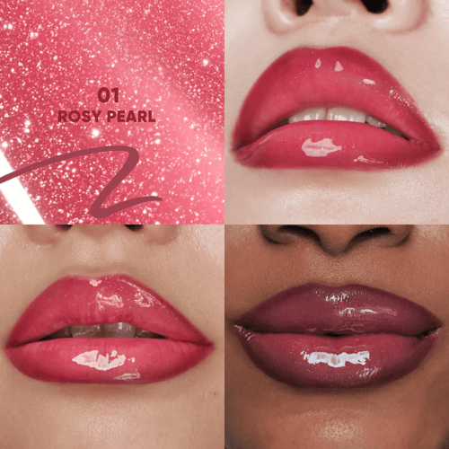 Judydoll Peel Off - Lipgloss - Plumping Lip Oil Duo - 01 Rosy Pearl