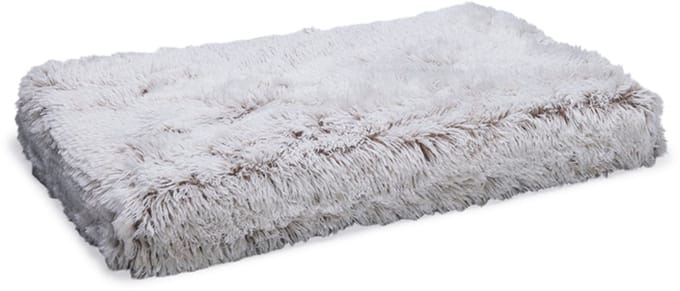 Beeztees Siba - Orthopedisch Hondenkussen - Fluffy - Beige - 75x50x9 cm - Maat M
