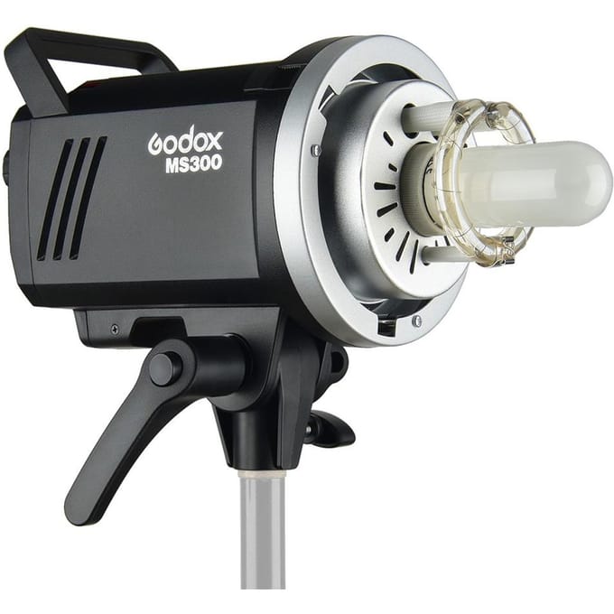 Godox MS300 Studio Flash lumière stroboscopique Monolight 300Ws Max. Alimentation Godox 2.4G sans fil X intégrée US Plug noir