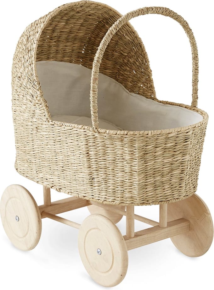 Vertbaudet Speelgoed - poppenwagen - van rotan