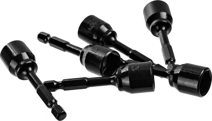 Richmann 10x Magnetische Farmer Dop 7mm 1/4" Cr-V 65mm