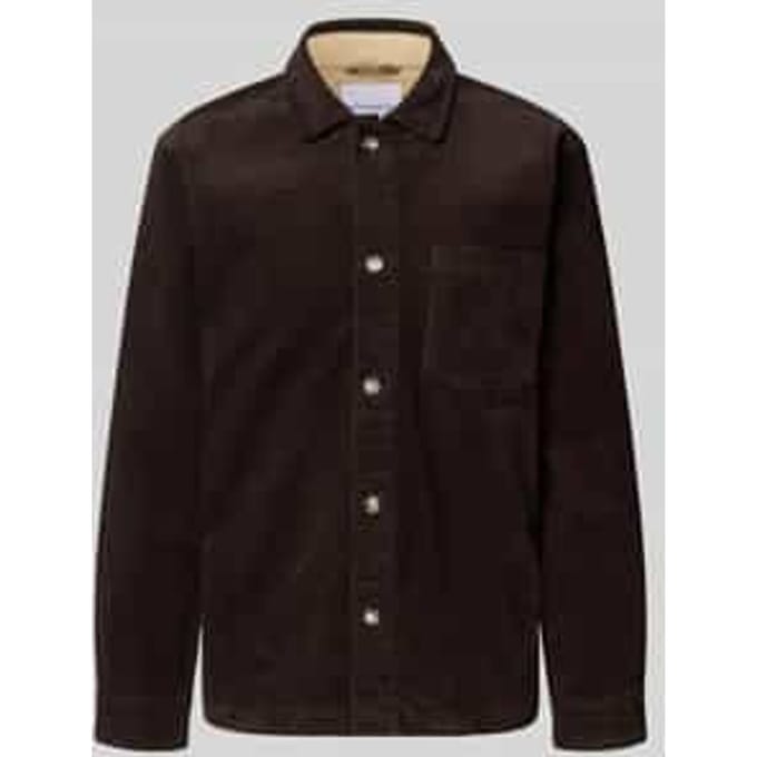Regular fit overshirt met kentkraag model 'Superflex'