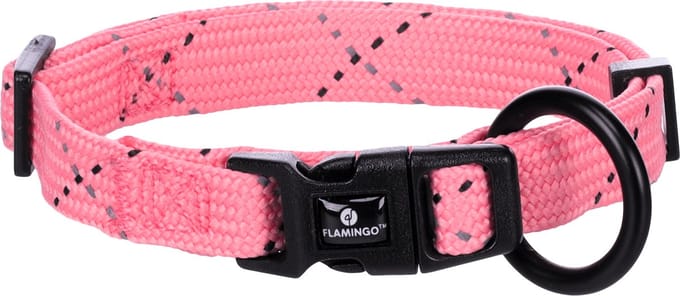 Flamingo - Hond Halsband Puppy Dolly Roze XS 20-35cm 10mm