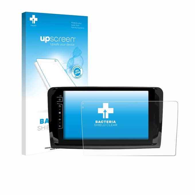 upscreen - Screenprotector voor Dynavin D9-DF432 9" - Folie Beschermfolie transparant antibacterieel