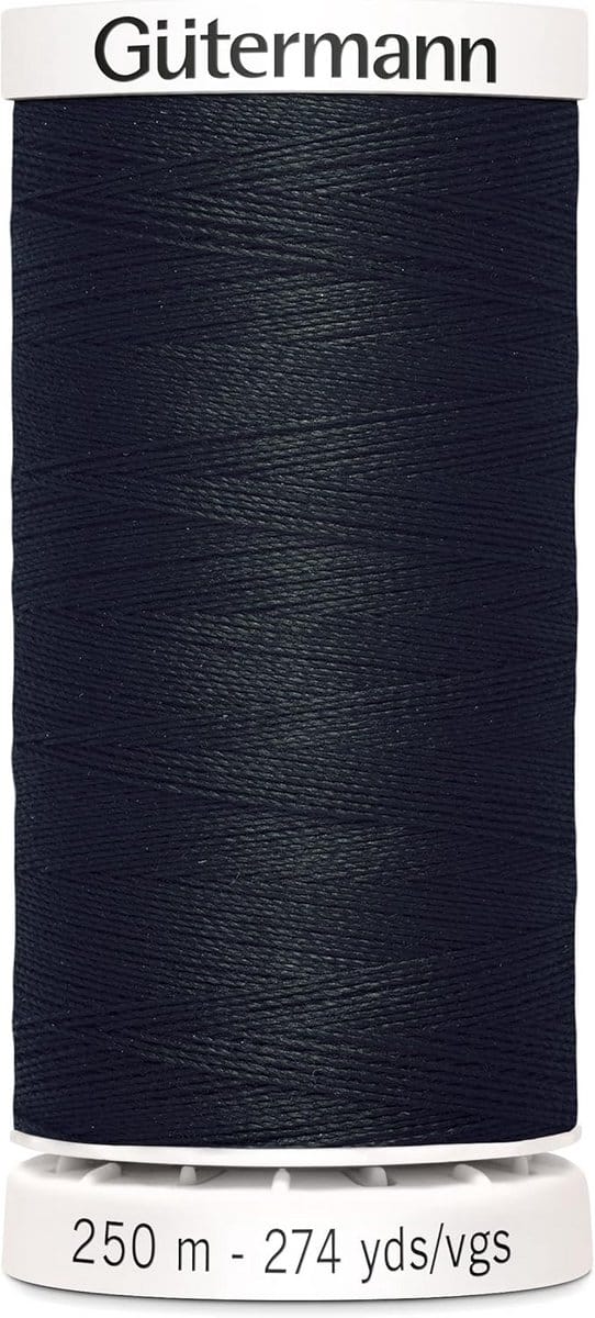 Stevig Naaigaren Polyester 250m Zwart - Geschikt voor Hand en Machine