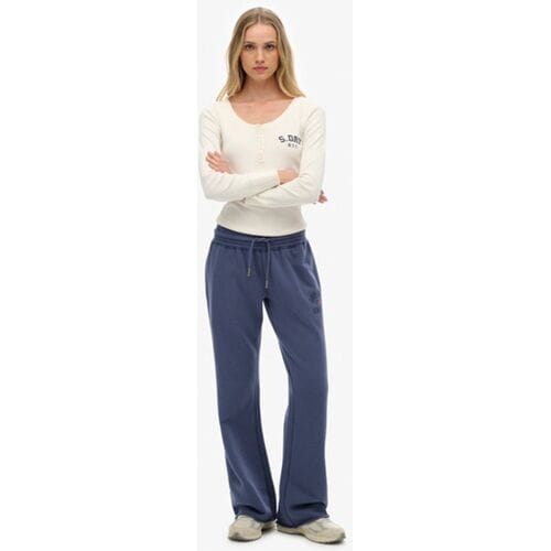 Superdry Athletic Print Flare Joggingbroek Blauw Grootte: 44