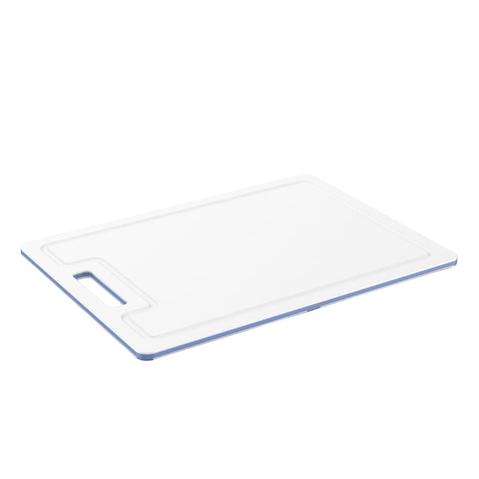 Rotho Caruba Snijplank 34x25x0.9 cm Wit/Horizon Blauw