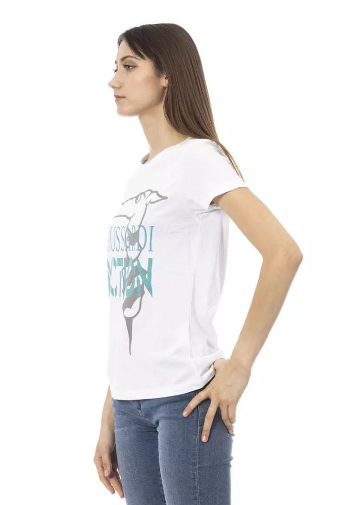 Casual Korte Mouwen T-shirt Greyhound Graphic Tee