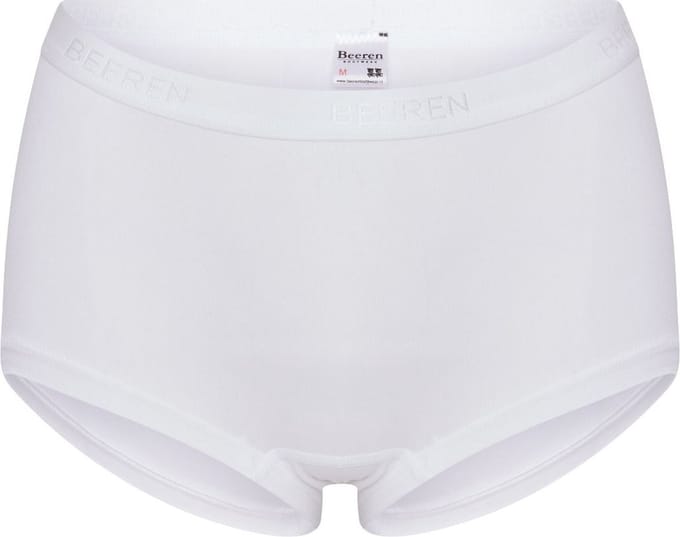 Beeren microfiber dames hipster/short Young  - L  - Wit