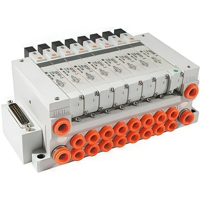 SMC Ventieleiland D-Sub 6-mm Insteek - VV5Q21-12C6FU0-Q