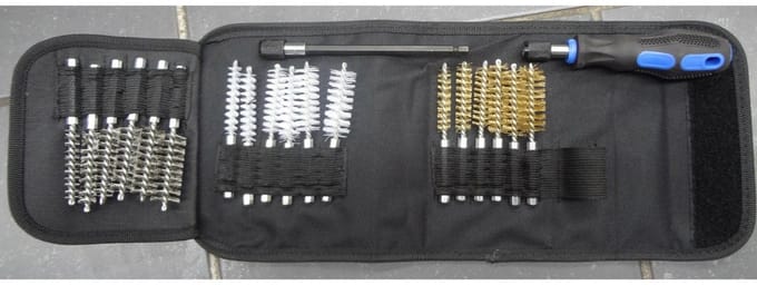 Dragon-Tools Complete borstelset - Staal, koper en nylon - Geschikt voor buizen en schroefdraad