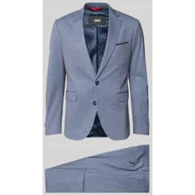 Regular fit pak met viscose, model 'Ponza'