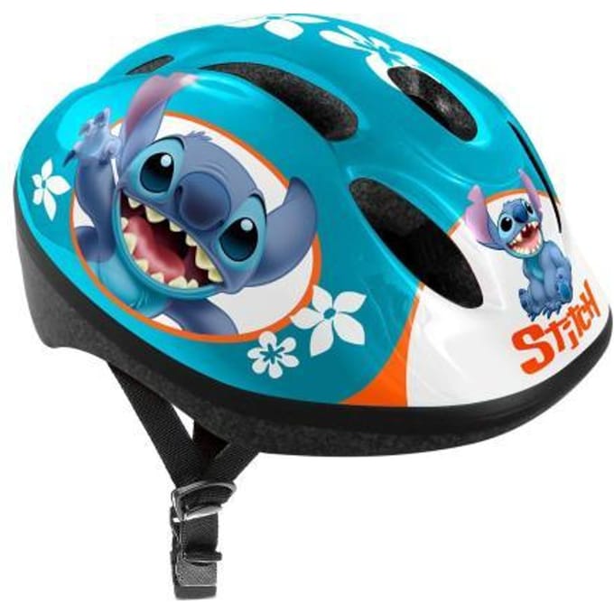 Disney Stitch Fietshelm Verstelbaar Petrolblauw Maat 52-56 Cm (s)