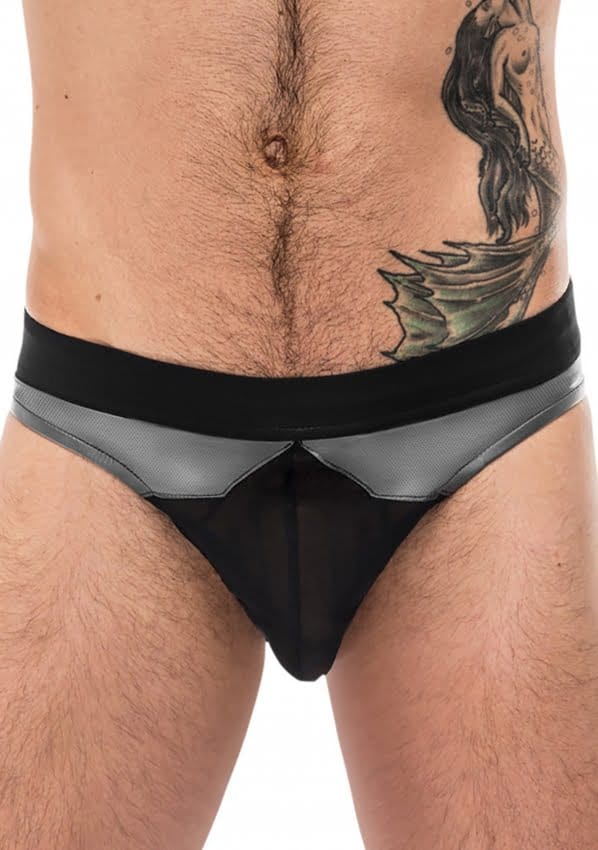 Male Power String grey S/M