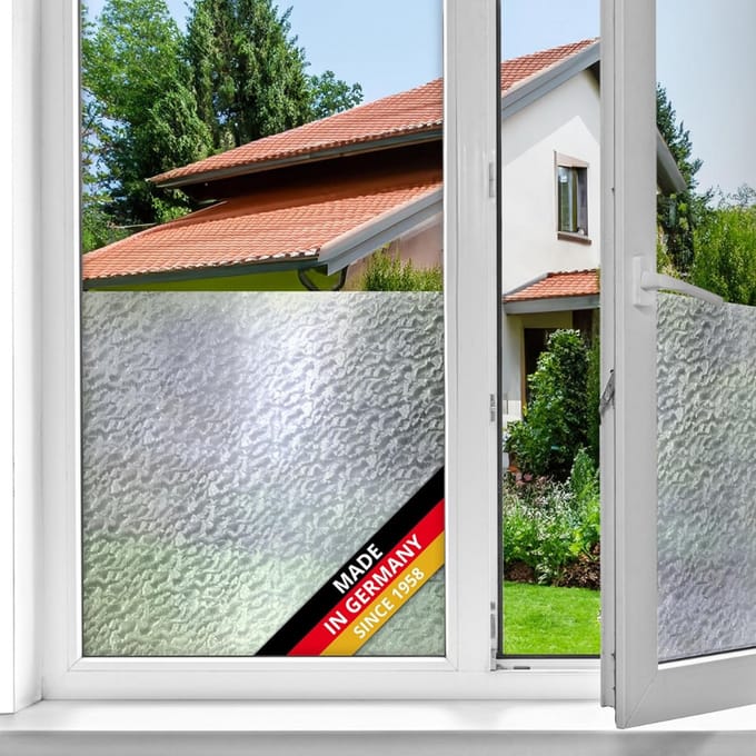 CLVP® Raamfolie Anti Inkijk - Zelfklevend - Badkamer - Sneeuw