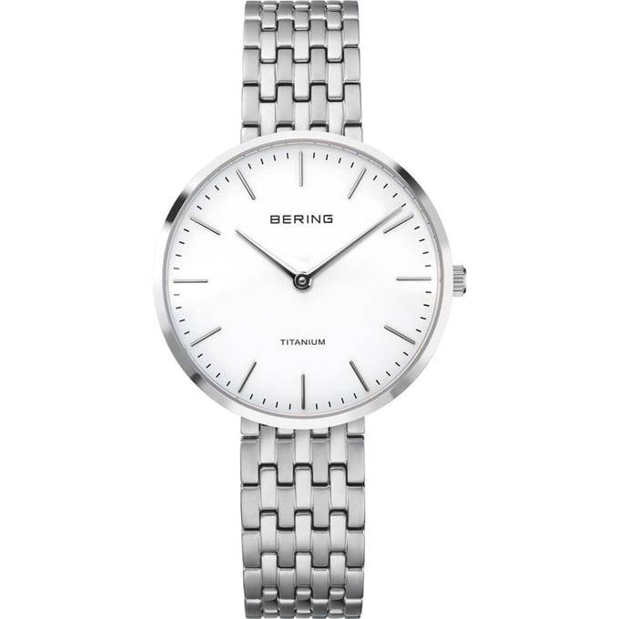 Bering - 19334-004 - Polshorloge - Dames - Kwarts - Titanium