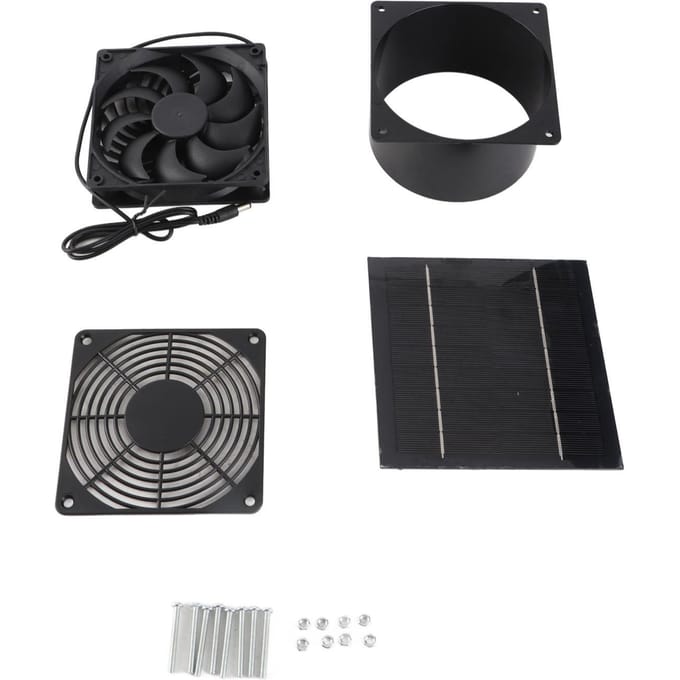 Zonne-energie Afzuigventilator Professioneel Efficiënt Energiebesparend Zonne-energie Kanaalventilator voor