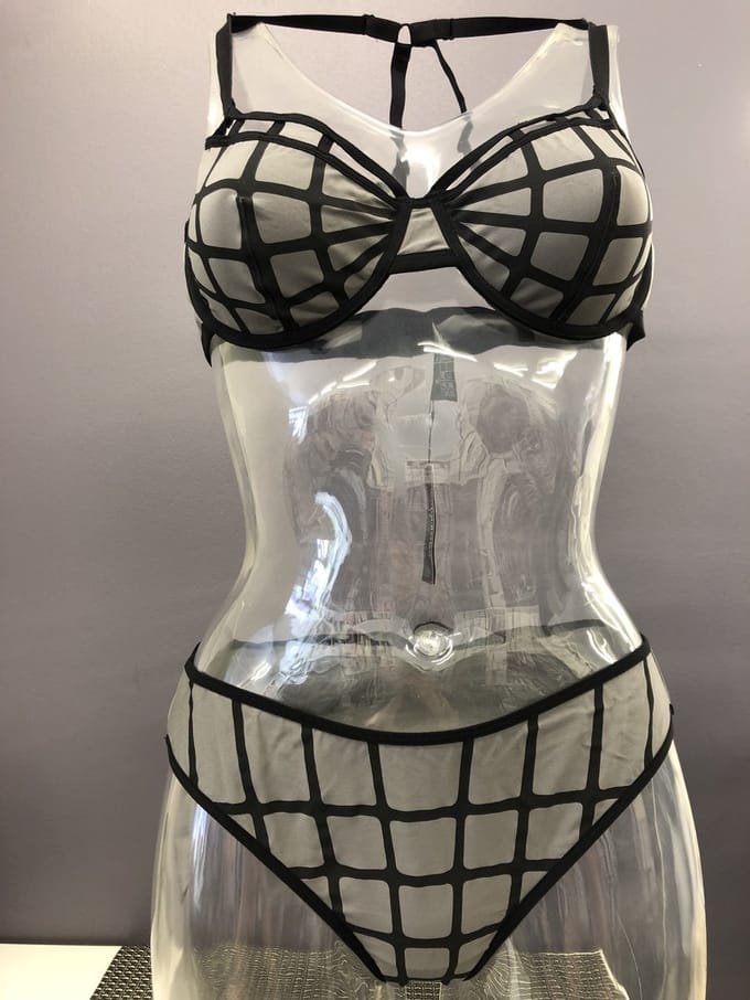 Marlies Dekkers - Secret Spider - Lingerieset - 137001 - Grey - Maat XL