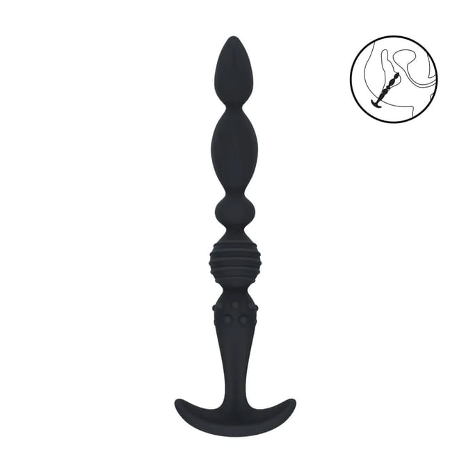 Levelz - Multi Textured Siliconen Flared Anaal Plug
