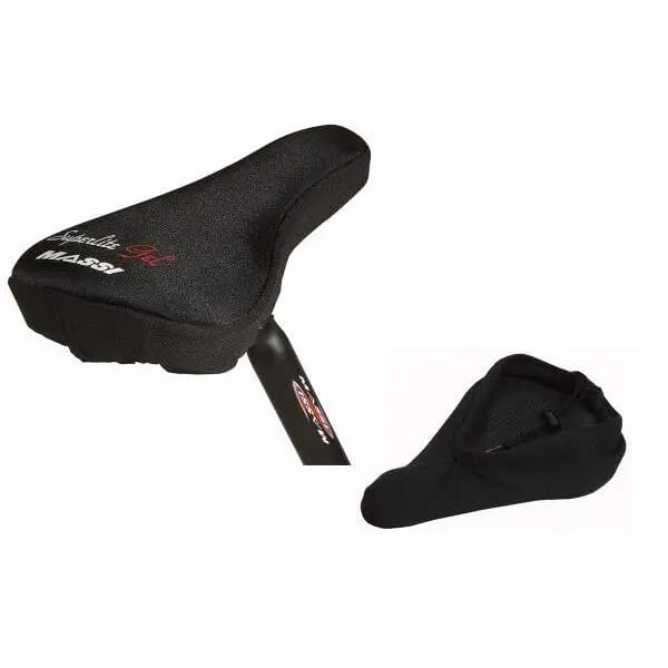 Massi Gel Superlight Fietszadelhoes Zwart 210 x 270 mm