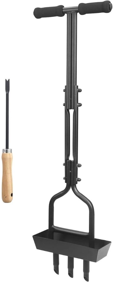 CLVP® Prikrol - Gazonbeluchter - Gras Beluchten - Gazon Beluchter - Zwart