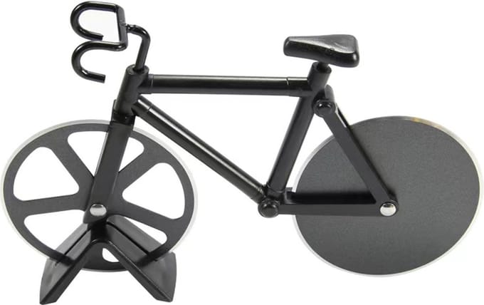 Somstyle Pizzasnijder Racefiets - Pizzames - Roller - Keukengerei - Zwart