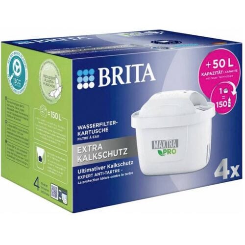 Brita Maxtra Pro Extra 4er 122188 Waterfilter Wit