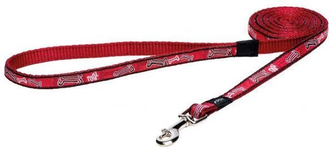 Rogz for dogs scooter hondenriem rood 16MMX140CM