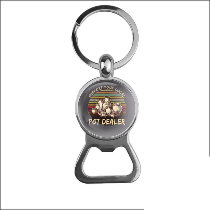 Bieropener Glas - Support You Local Pot Dealer