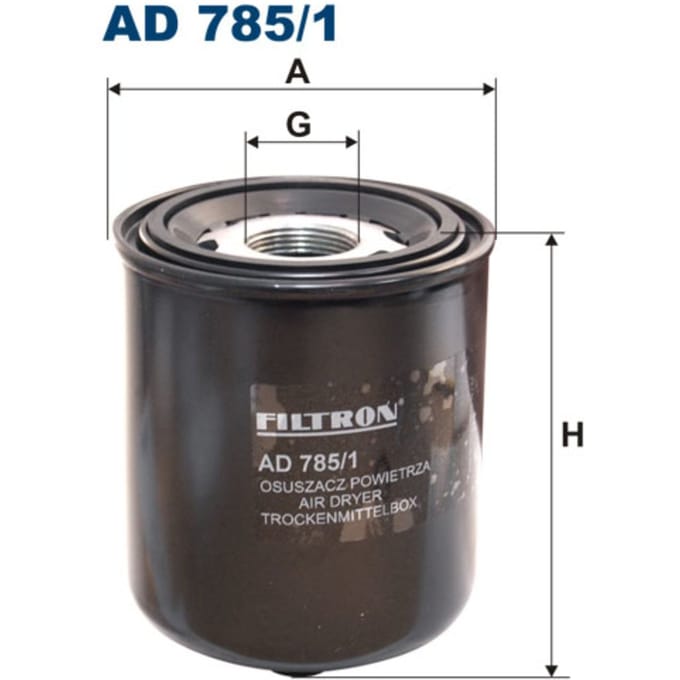 Luchtdrogersysteem, pneumatisch systeem FILTRON AD 785/1