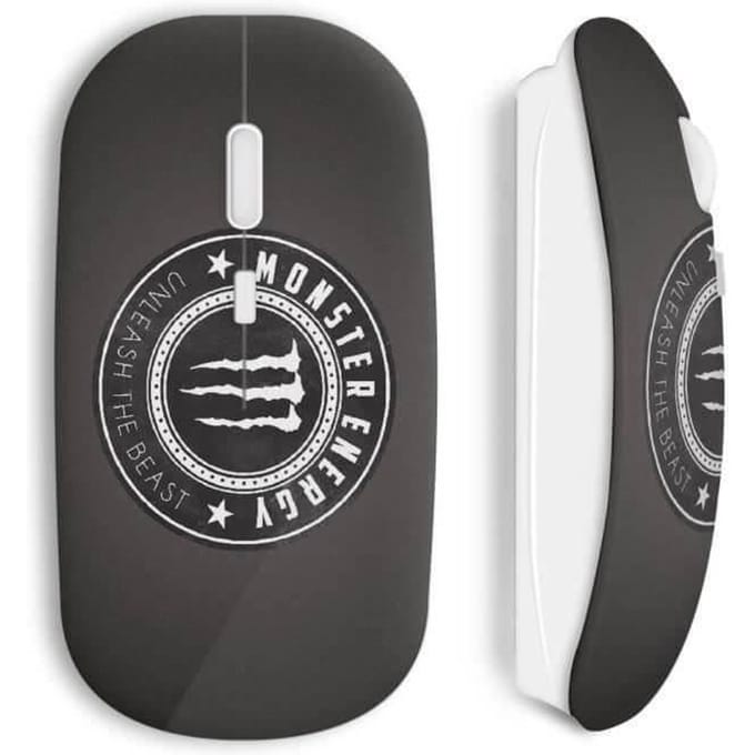 Wireless Mouse Monster Energy laat het beest los